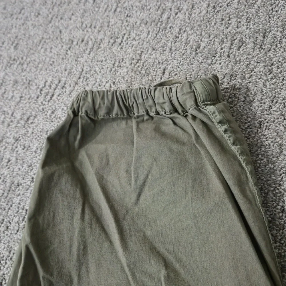 VTG Abercrombie & Fitch Pants Men M Green Baggy Paratrooper Cargo Rugged Y2K